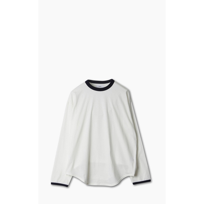 Markaware ‘Marka’ Ringer Baseball Tee L/S White 1