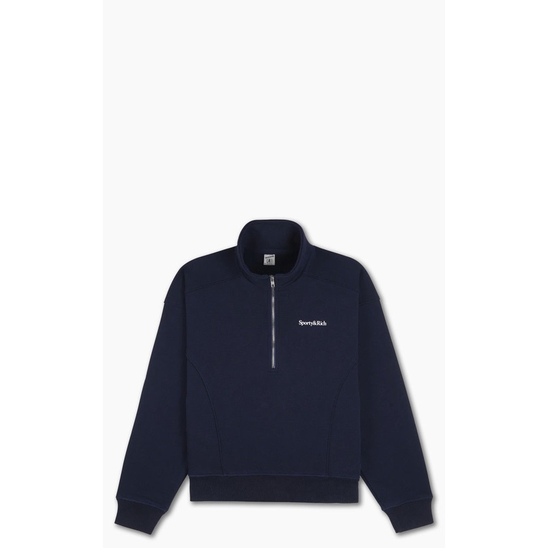 Sporty & Rich New Health Quarter Zip Navy XS
