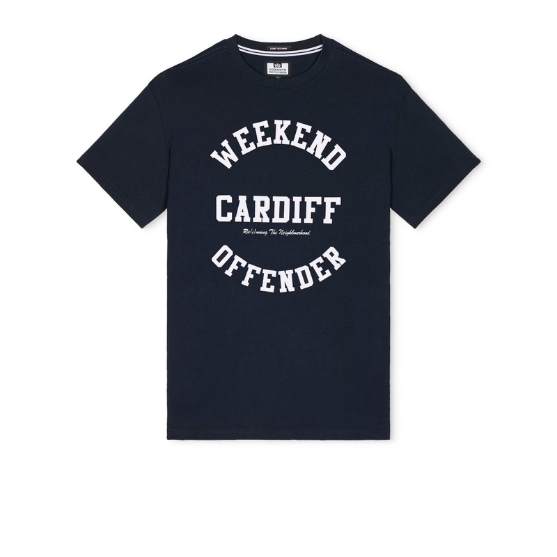 City Series 1 Cardiff T-Shirt Navy/White XS Navy