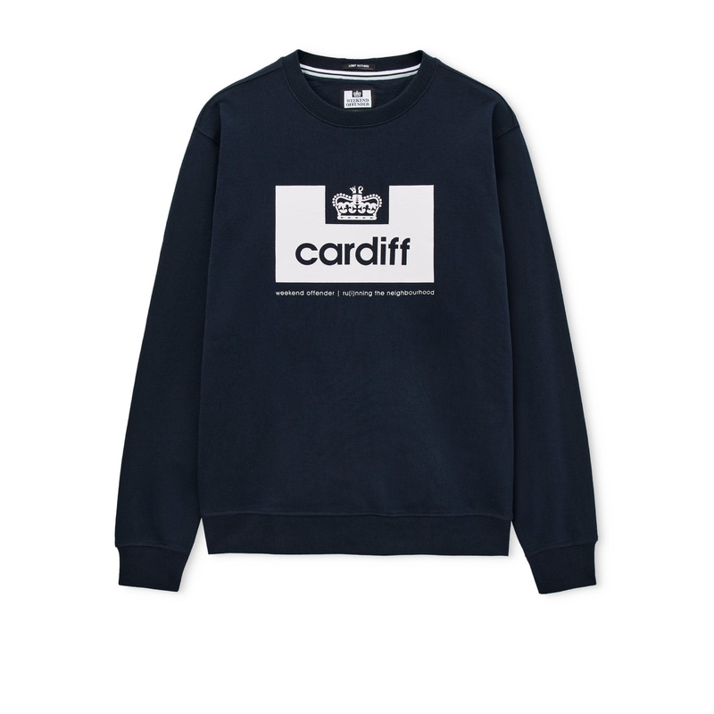 City Series 2 Cardiff Sweatshirt Navy/White XS Navy