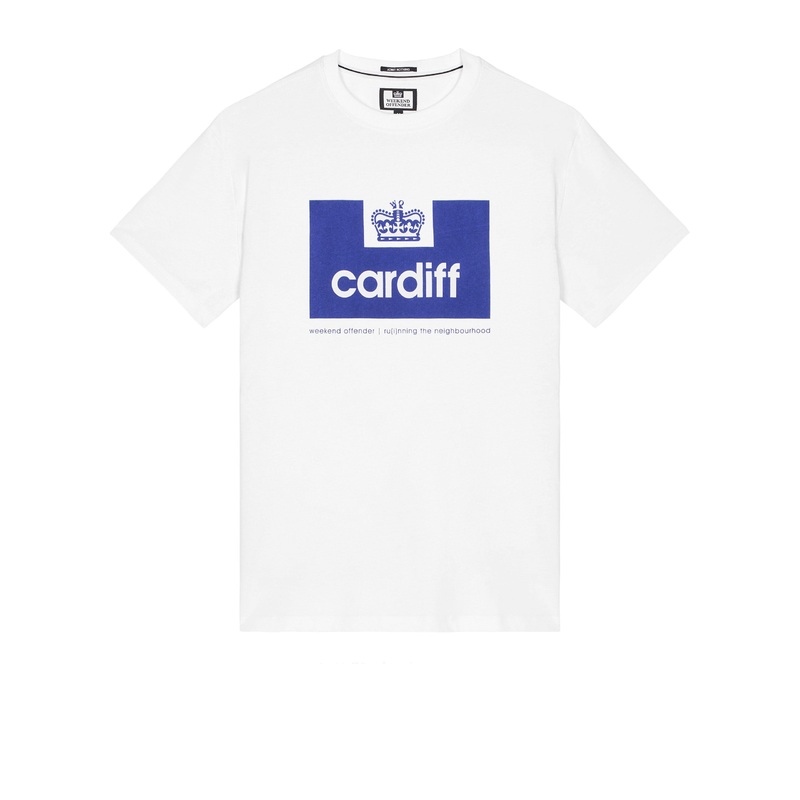 City Series 2 Cardiff T-Shirt White/Electric XS White