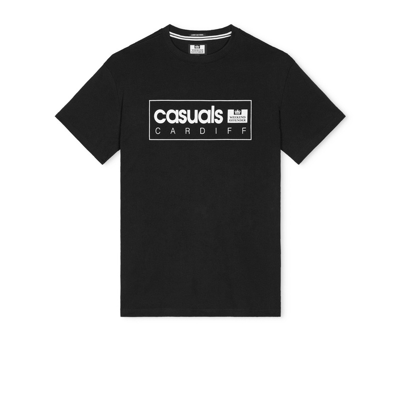 City Series 3 Cardiff T-Shirt Black/White XS Black