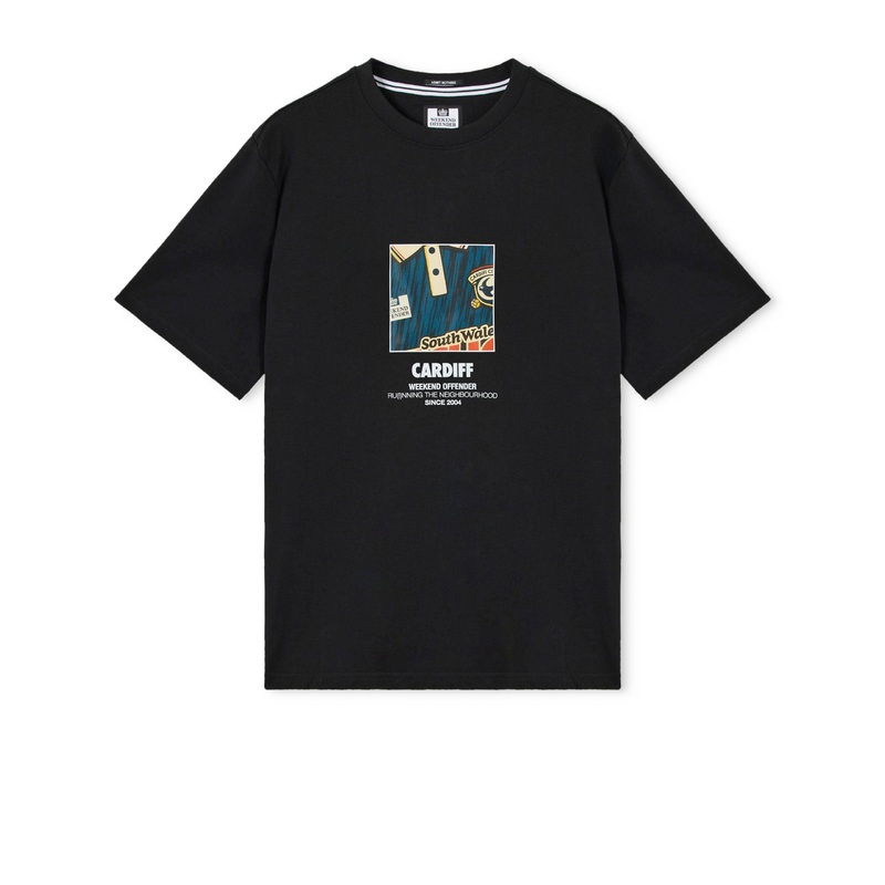 City Series 8 Cardiff T-Shirt Black/Blue XS Black