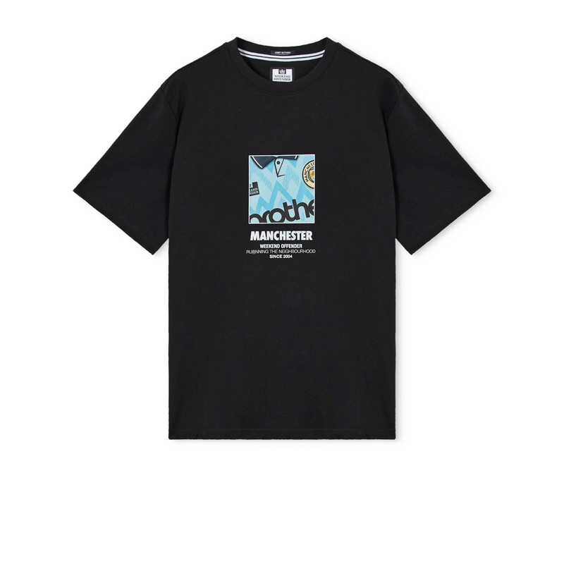 City Series 8 Manchester T-Shirt Black/Blue XS Black