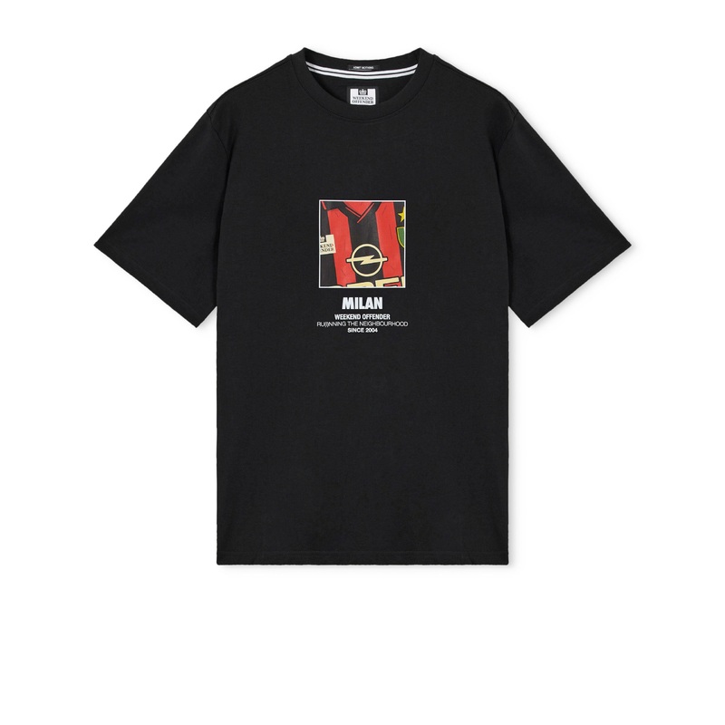 City Series 8 Milan T-Shirt Black/Red XS Black