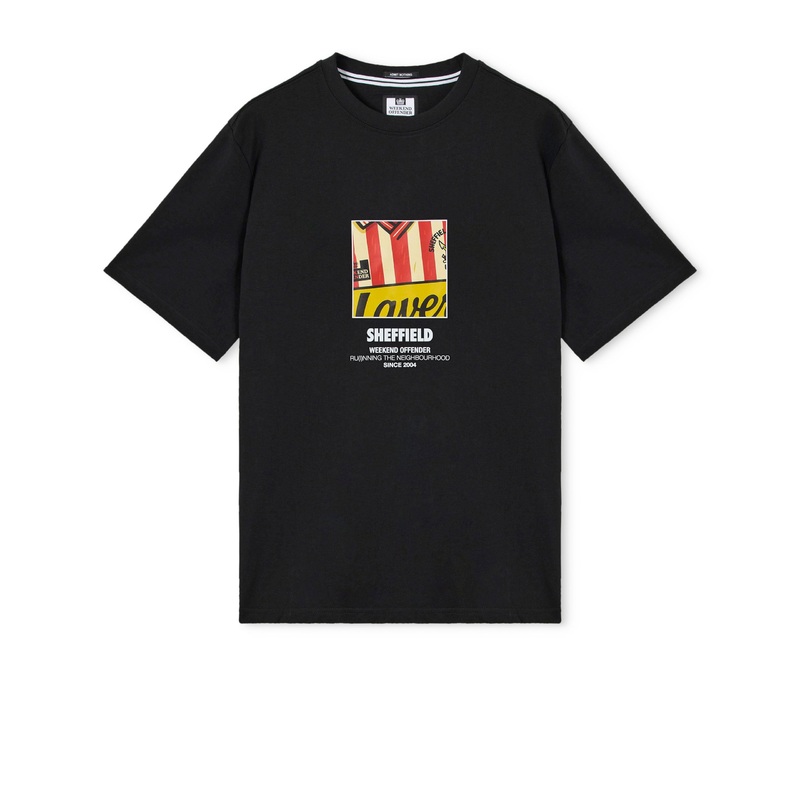City Series 8 Sheffield T-Shirt Black/Red XS Black