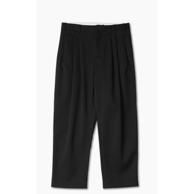 Hed Mayner 6 Pleat Pant Wool Black XS