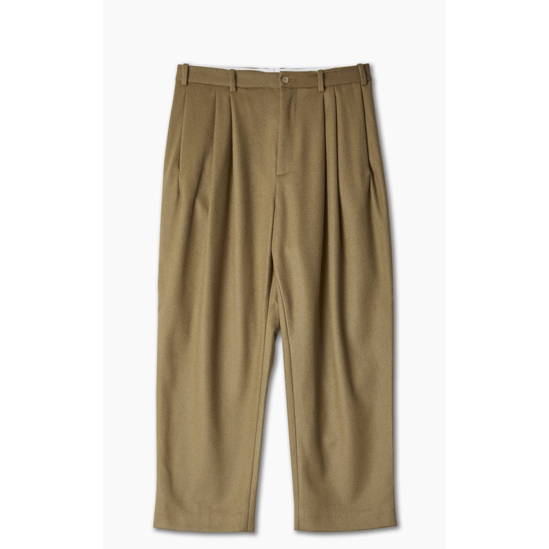 Hed Mayner 6 Pleat Pant Wool Camel S