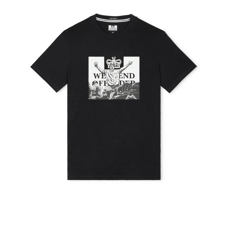 Leo Gregory Mono Graphic T-Shirt Black XS Black