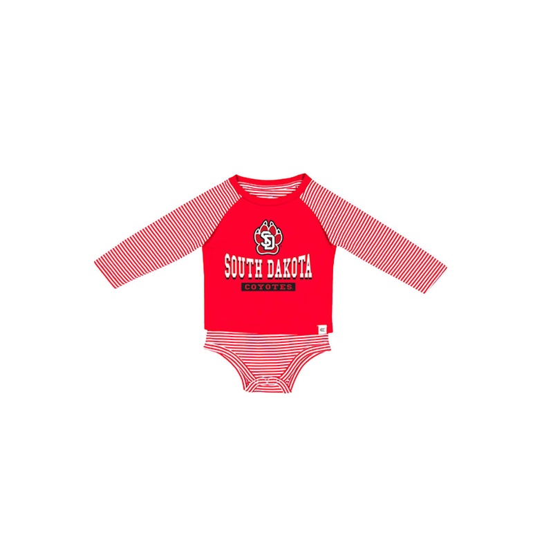 Colosseum Infant Red Raglan Onesie 0-3