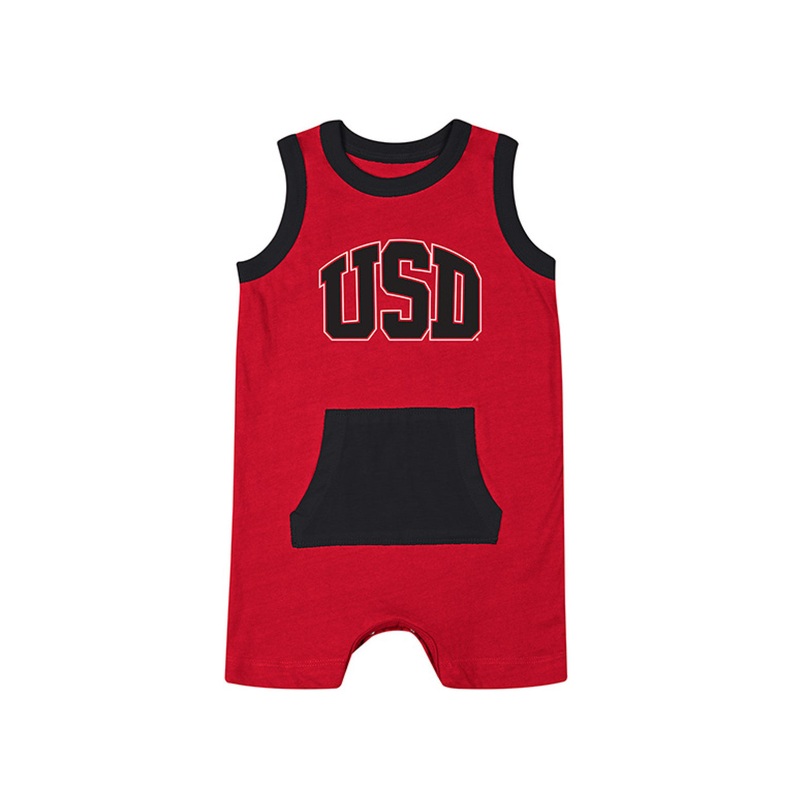 Colosseum Infant Boy’s USD Red Romper 0-3M