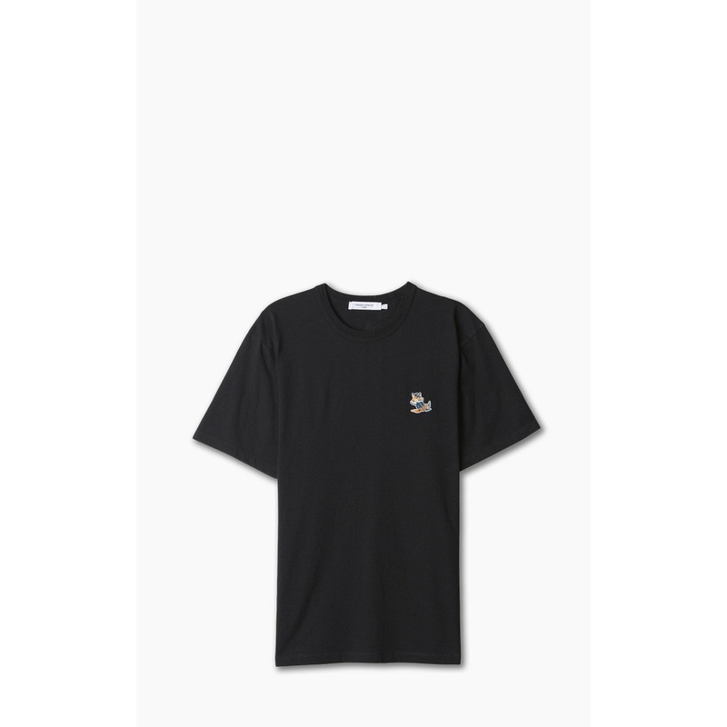 Maison Kitsun Dressed Fox Patch Classic T-Shirt Black S