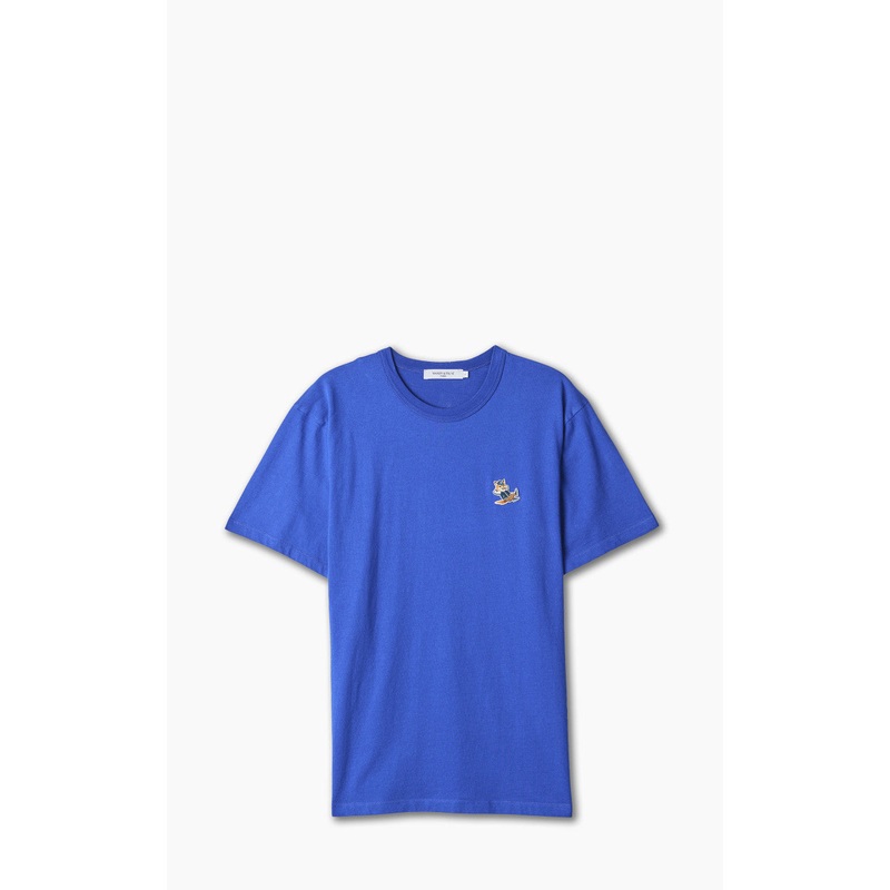 Maison Kitsun Dressed Fox Patch Classic T-Shirt Deep Blue S