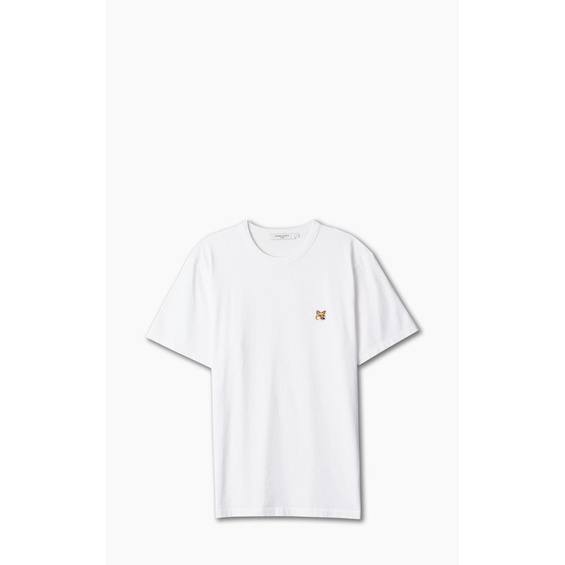 Maison Kitsun Fox Head Patch Classic T-Shirt White S
