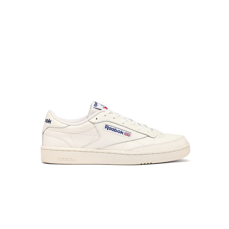 Reebok Club C 85 Trainers Chalk/Classic Cobalt UK 7 Chalk/Classic Cobalt