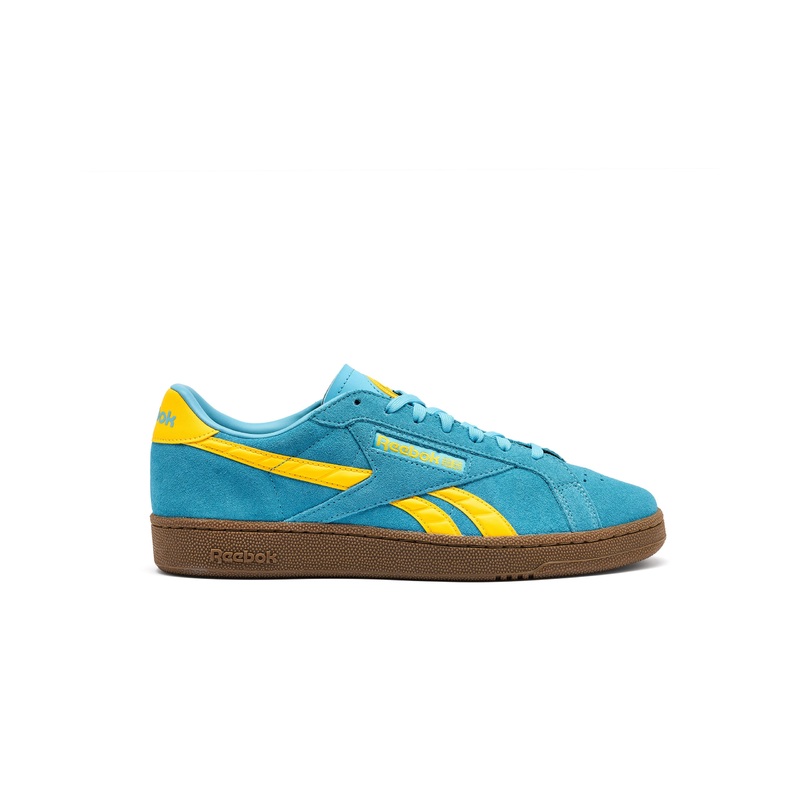Reebok Club C Grounds Trainers Future Cyan/Golden Haze/Gum UK 7 Future Cyan/Golden Haze/Gum