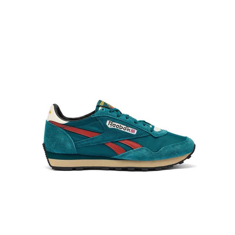 Reebok Aztec II Trainers Retro Teal/Alabaster/Burnt Red UK 7 Retro Teal/Alabaster/Burnt Red