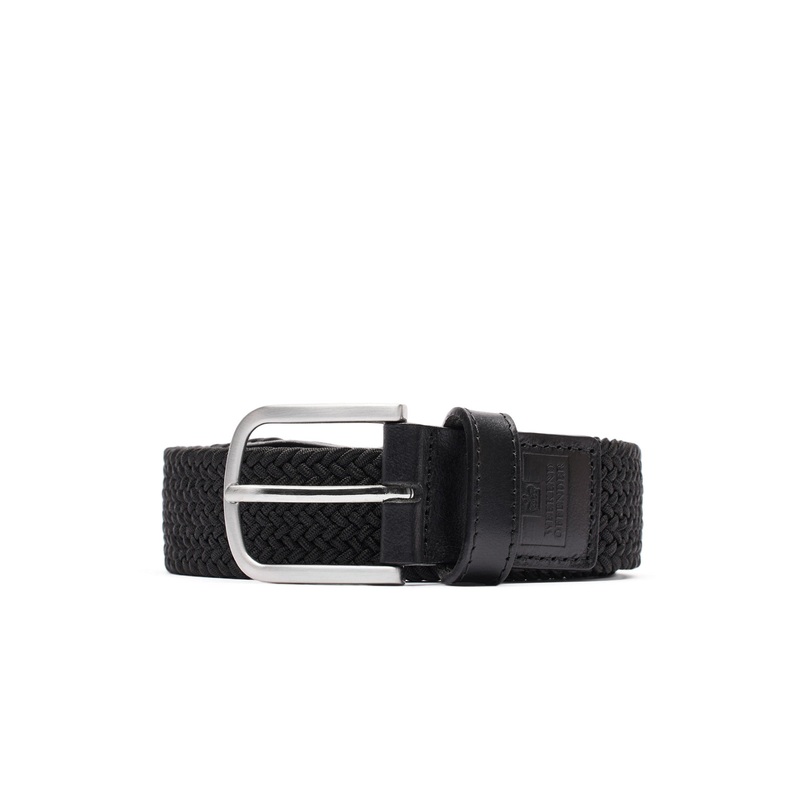 Boxed Woven Belt Black M Black