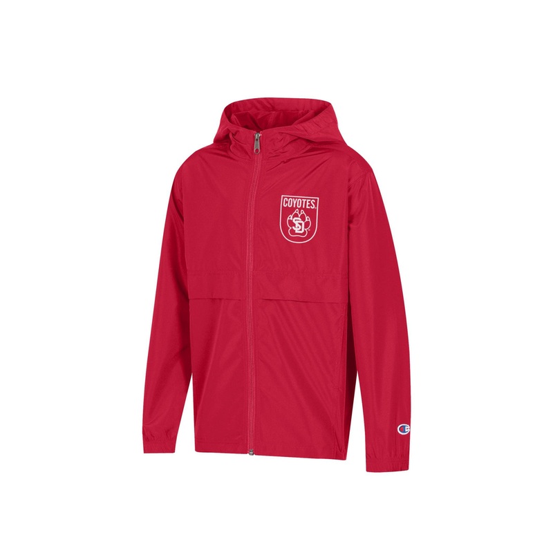 Champion Youth Light Weight Full Zip Red Jacket XS