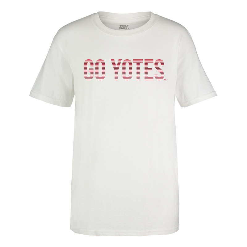 White Out Adult Tee Basketball Go Yotes SM