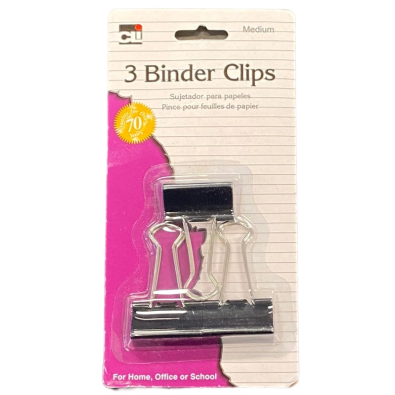 Binder Clips 6-count 3/4″ Binder Clips