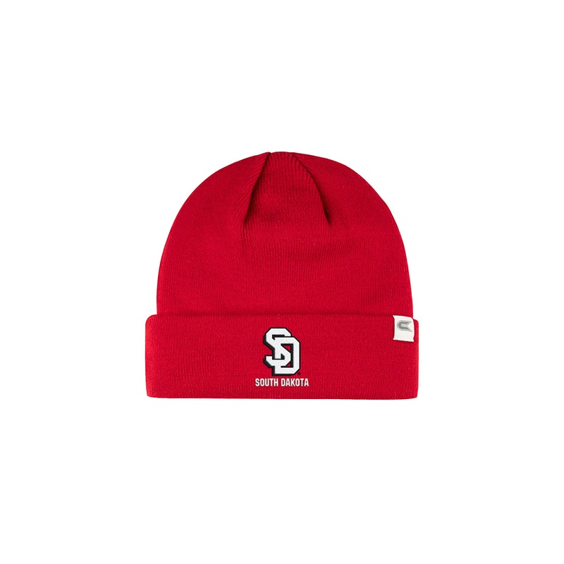 Colosseum Unisex Red Beanie Lined
