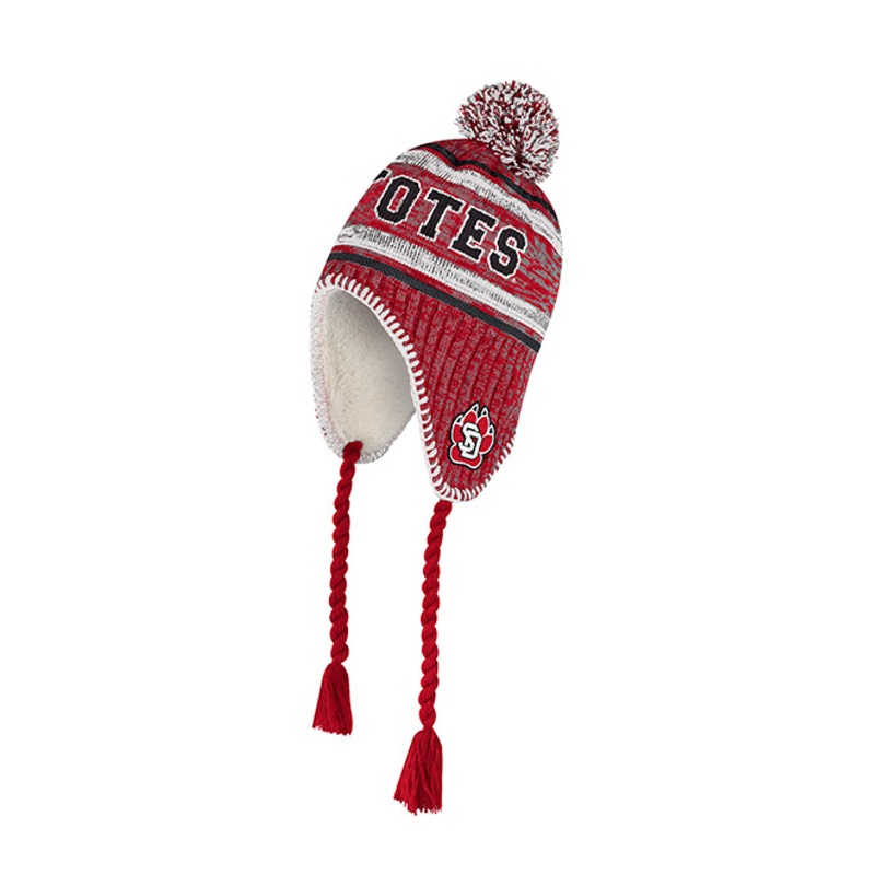 Colosseum Unisex Red Earflap Beanie