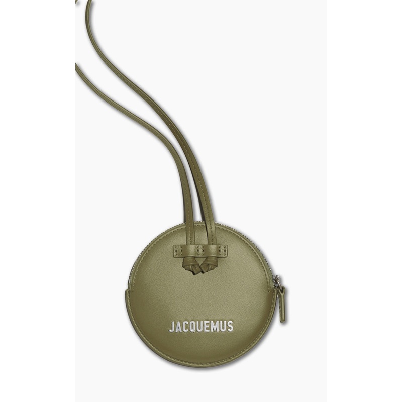 Jacquemus Le Pitchou Circle Neck Pouch Khaki