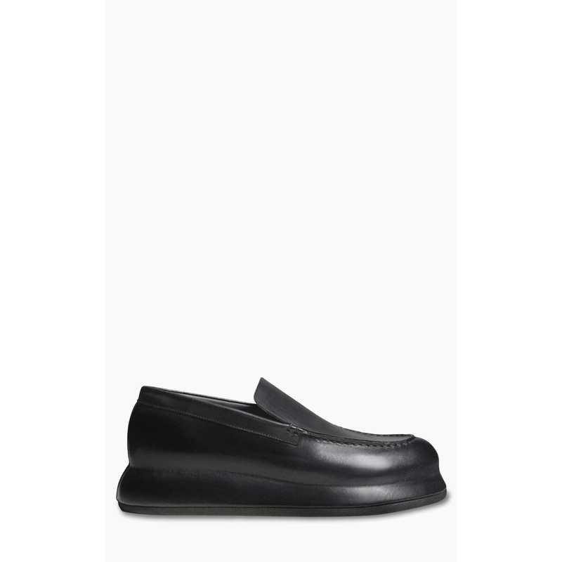 Jacquemus Les Mocassins Bricciola Sculpted Loafers Black US8-UK7.5-EUR41-CM25.5