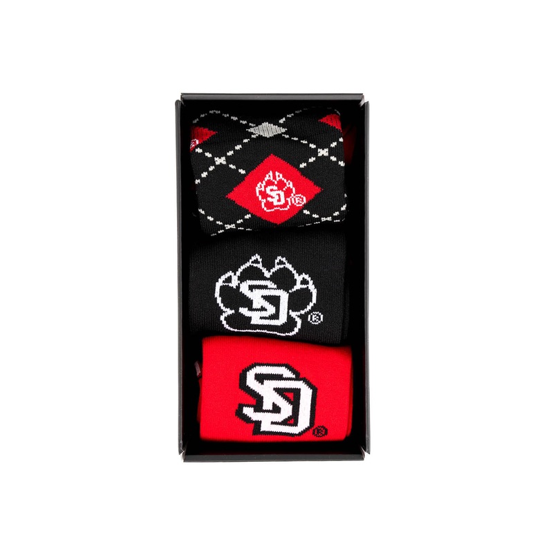 Unisex USD Socks 3 Pack Knit Primary