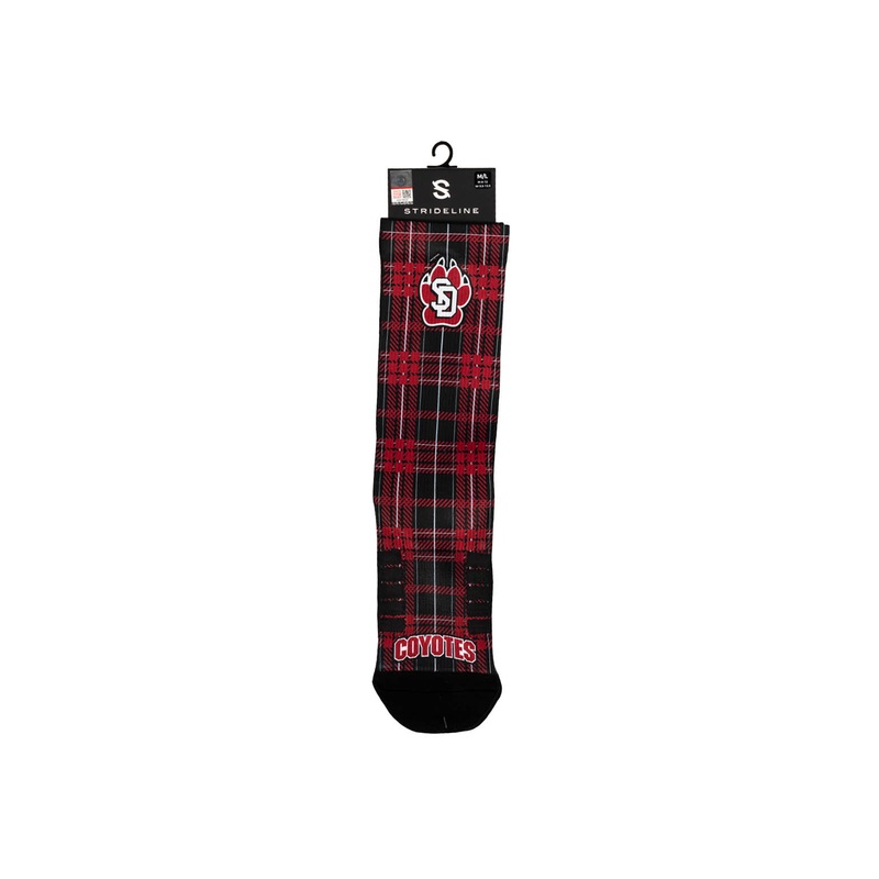 Unisex USD Socks Premium Sublimated College Plaid Size 8-12