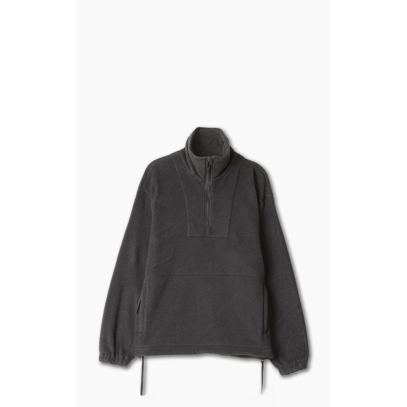 Yoke Fleece Pullover Shirt Black M