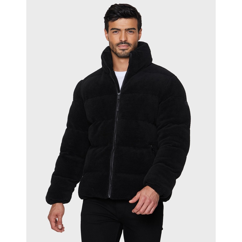 Black Faux Borg Jacket Black S