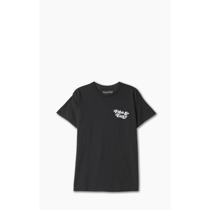 Free & Easy Dont Trip Drop Shadow S/S Tee Black S