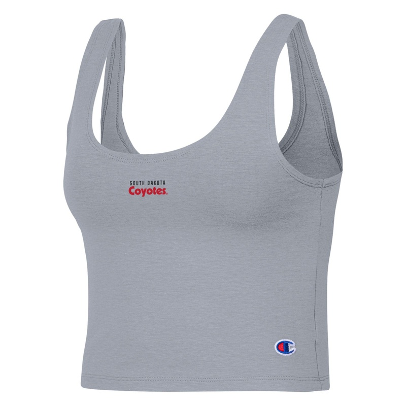 Champion Women’s Gray Scoop Neck Crop Top SM