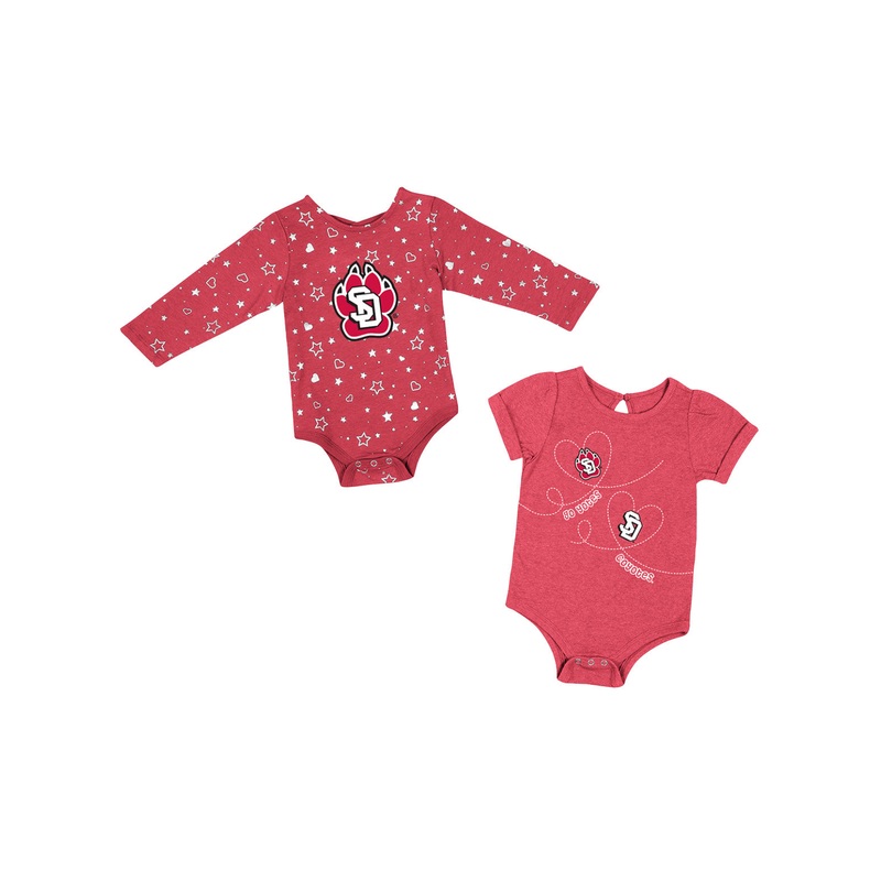 Colosseum Infant Girls Star Onesies 2 PCs 3 Month