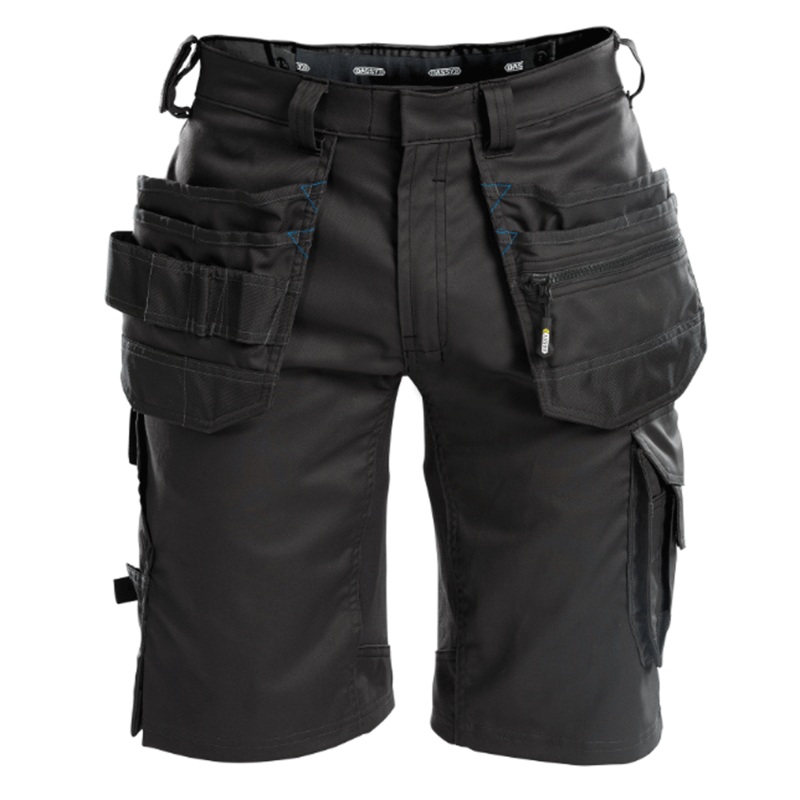 DASSY Trix 250083 Sretch Multi-Pocket Work Shorts Various Colours ANTHRACITE GREY/BLACK 28″ Waist