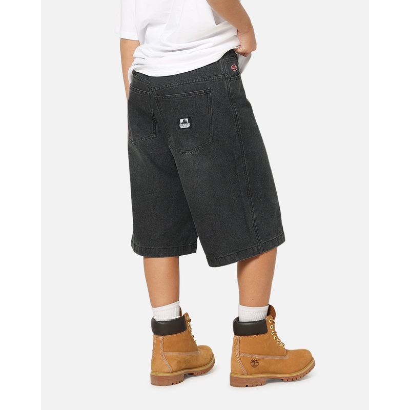 X-Large Baggy Bull Denim 91 Shorts Faded Black 30