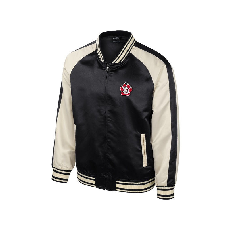 Colosseum Men’s Black Sateen Bomber SM