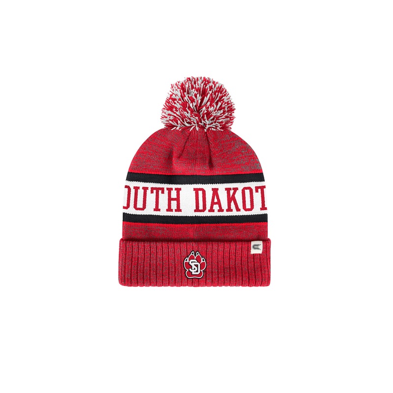 Colosseum Unisex Adventure Pom Striped Beanie