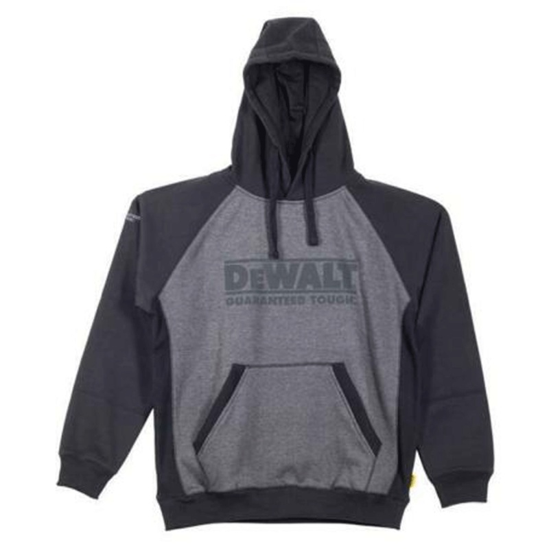 Dewalt Stratford Logo Work Hoodie Black / Grey 2XL