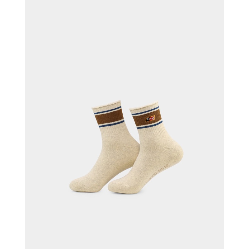 Honor The Gift Women’s C-Fall Mid Retro Socks Mustard S/M