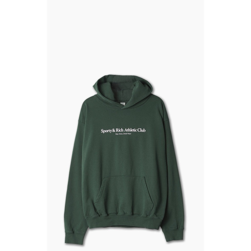 Sporty & Rich Athletic Club Hoodie Forest XS