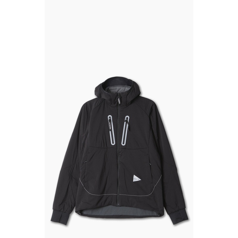 and wander Alpha Air Hoodie Black S