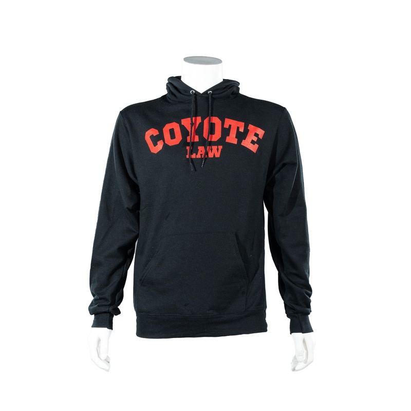 Coyote Law Unisex Black Hoodie SM