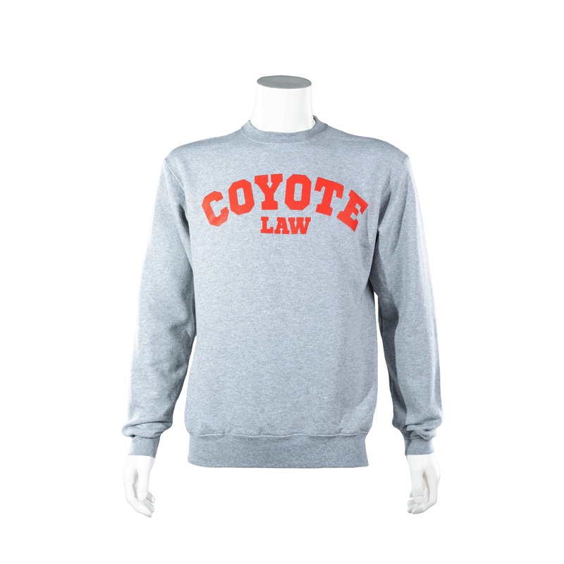 Coyote Law Unisex Gray Crew SM