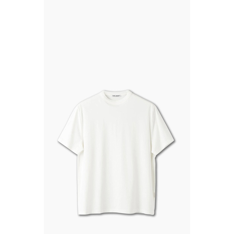 Our Legacy New Box T-Shirt Clean Jersey White 46