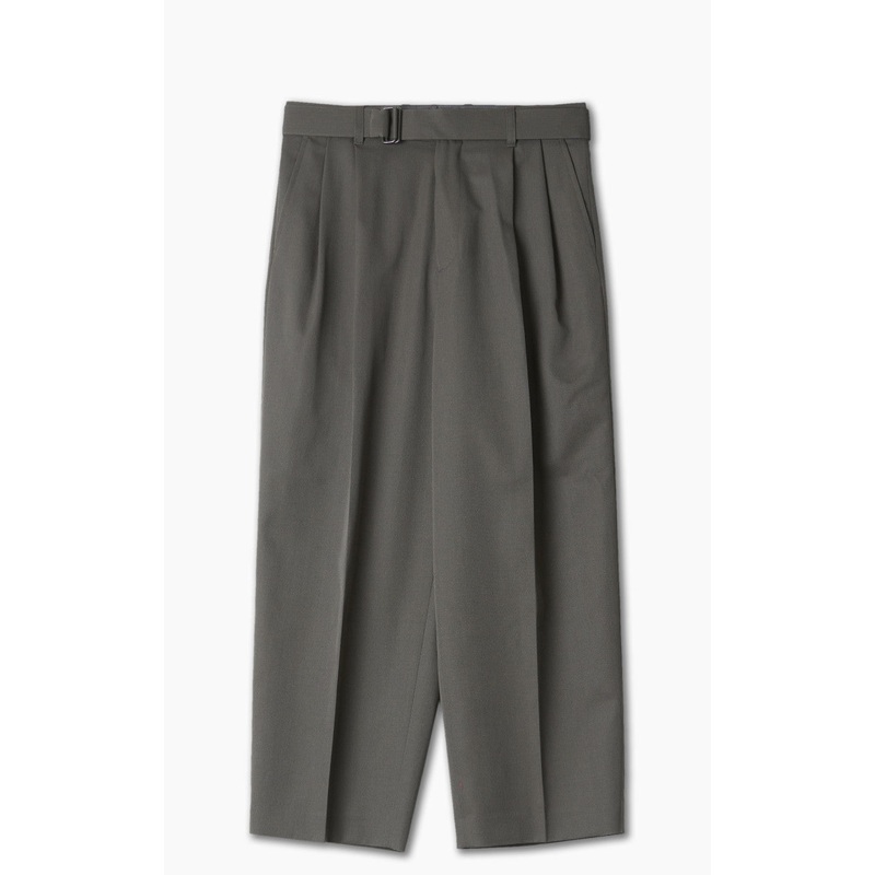 stein Belted Wide Trousers Grey S