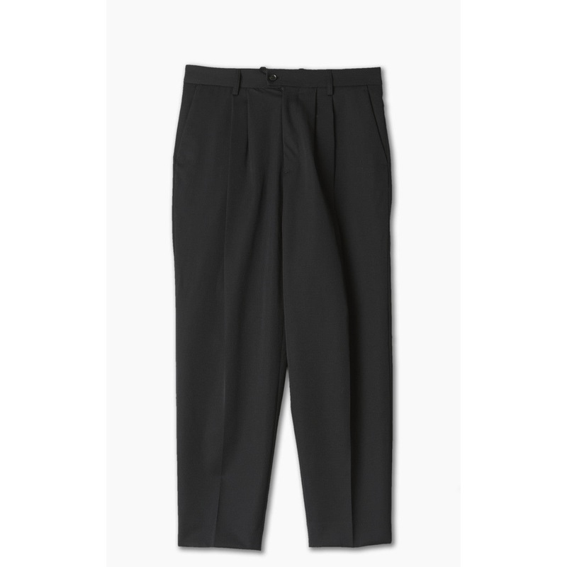 stein Wide Tapered Trousers Black S