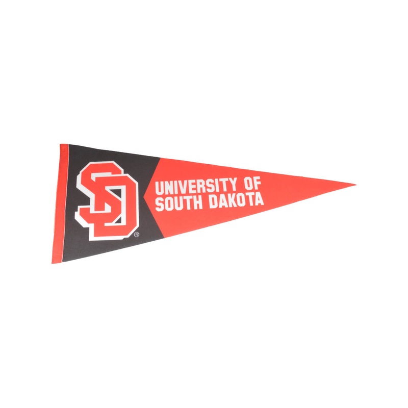 Large Felt Pennant 12″ x 30″ University of South Dakota